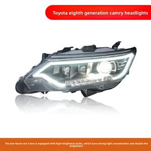 ไฟหน้า LED Daytime Running Light สำหรับรถยนต์รุ่นที่ 8 ปี 15-17 แบบดัดแปลง สภาพใหม่ พร้อมไฟท้าย ปี 15-17 ไฟหน้าใหม่ A - Product Image 3