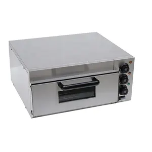 Single Deck Countertop Commercial Restaurant Kitchen Equipment CE Electric Pizza Oven for Bakery
