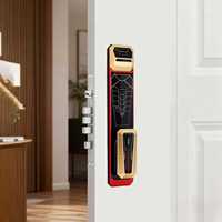 Cerradura Inteligente para el Hogar con Seguridad Tuya, Contraseña de la Aplicación, Código de Huella Dactilar, Aleación de Aluminio, Cerradura Inteligente para Puerta con Cámara Wi-Fi en la Nube
