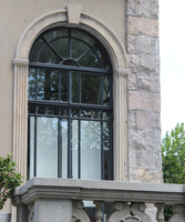 Ventanas francesas Ventanas de arco francés de alto rendimiento Buen diseño Low-E Mantenimiento Cocina Exterior exterior