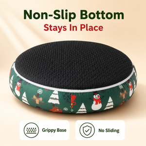 Coussin rond de Noël pour animaux de compagnie (chats et chiens) – Épais, chaud, conserve sa forme, doux et respectueux de la peau – Lit donut pour <span class=keywords><strong>chat</strong></span> et chien - Product Image 4