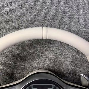 Housse de <span class=keywords><strong>volant</strong></span> compatible avec <span class=keywords><strong>Mercedes</strong></span> Benz Is 550 SL Class C 300 GLK 350 SE Alcantara Cuir Sport - Product Image 5
