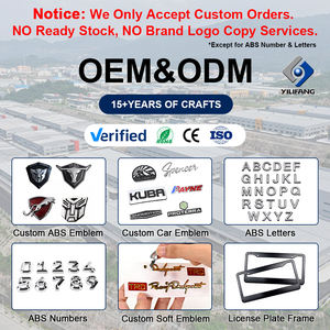 Özel toptan yüksek kalite araba amblemleri ve araba rozetleri plastik ABS 3D Metal Logo özel araba amblem ABS krom - Product Image 5