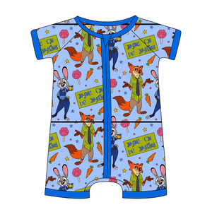 夏季新款竹纤维拉链婴儿连体衣 双向拉链透气吸汗现货 RTS - Product Image 4