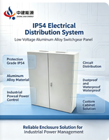 Système complet de distribution électrique basse tension, panneau de commutation en alliage d'aluminium, armoire de commande industrielle IP54