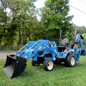 Ready Export 20HP EPA for Engine 4WD Gear Drive Multifunctional Blue Mini Tractor Front Loader Garden Tractor Wheel Tractor - Product Image 1