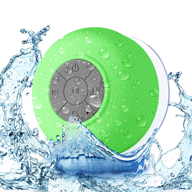 Mini Wireless BTS-06 Speaker BT Shower Speakers Portable Waterproof Speaker Bathroom Office Beach Stereo Loudspeaker
