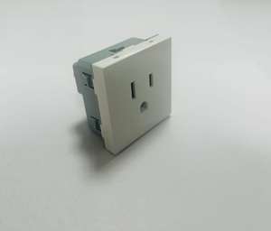 45x45mm 15A/16A 127V/250V koperen vloercontactdoos met USB-A en USB-C poorten voor residentieel & industrieel gebruik - Product Image 2