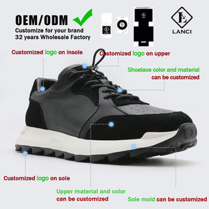 LANCI OEM Sneakers in Pelle per Uomo, Scarpe Sportive di Lusso Personalizzabili con Confezione - Product Image 6