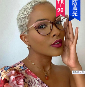 <span class=keywords><strong>Gafas</strong></span> con Montura Óptica TR90 de Ojo de Gato para Mujer con Logotipo Personalizado, Bloqueo de Luz Azul y Estilo de Moda - Product Image 3