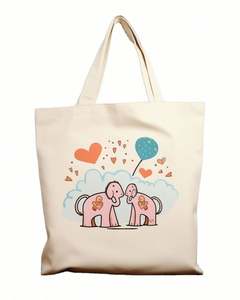 Custom Logo Printed Recyclable Plain Cotton Canvas Shopping Tote Bag - Product Image 3