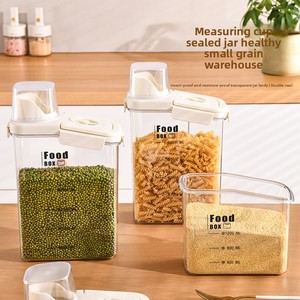 2500ml Japanese-style <strong>Kitchen</strong> Household sealed Four-<strong>snap</strong>-on Insect-proof Multi Grain Jar - Product Image 4