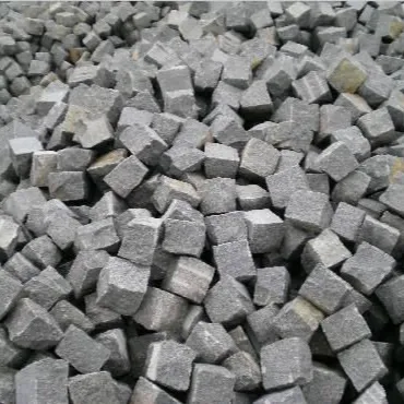 Al aire libre bloque de granito oscuro G654 azulejos de piedra de pavimentación