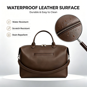 Bolsa de Mano de Piel Vegana Impermeable de Gran Capacidad con Diseño Moderno, Bolsa de Viaje para Mamá, Elegante Bolsa de Mano para Bebé, Mochilas para Pañales - Product Image 3