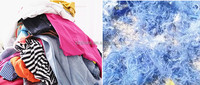 Machine d'ouverture de tissu de chute de fibre de polyester d'automation vieille machine de recyclage de tissu de déchets de coton