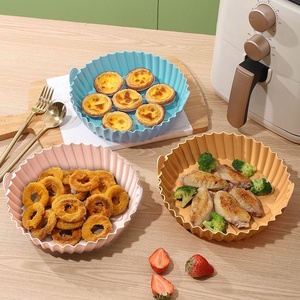 Stampo Rotondo in Silicone Riutilizzabile e Resistente al Calore, Senza Rivestimento e con Spessore Personalizzabile, <span class=keywords><strong>per</strong></span> <span class=keywords><strong>Friggitrice</strong></span> <span class=keywords><strong>ad</strong></span> <span class=keywords><strong>Aria</strong></span>, Forno, Pizza e Torte - Product Image 2