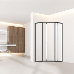 <span class=keywords><strong>Mampara</strong></span> de <span class=keywords><strong>Ducha</strong></span> Esquinera con Marco, <span class=keywords><strong>Precio</strong></span> de Fábrica OEM/ODM, Vidrio Templado de 8 mm, Puerta de <span class=keywords><strong>Ducha</strong></span> Pivotante para Baño, Ahorro de Espacio - Product Image 3