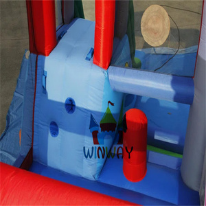 Baru balon bouncing hewan anjing Bouncing rumah balon kartun taman tiup tema dengan perosotan untuk anak-anak - Product Image 4