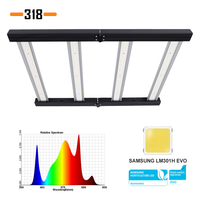 Lampes de culture LED Sanyiba à spectre complet 660nm, haute intensité PPFD, 240W, rendement jusqu'à 4Lb, contrôle Lm281b 301b 301H