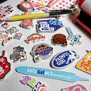 Waterdichte PVC-stickerplaat, zelfklevende <span class=keywords><strong>stickers</strong></span>, vinylstickers, op maat gemaakte gepersonaliseerde promotionele offsetdruk, cartoon - Product Image 3