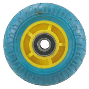 HKT Offre Spéciale 200x60mm petit équipement mobile anti-crevaison PU mousse <span class=keywords><strong>brouette</strong></span> pneus roues <span class=keywords><strong>pas</strong></span> <span class=keywords><strong>cher</strong></span> polyuréthane chariot à main pneus - Product Image 3