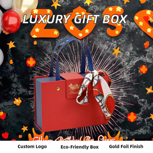 Caja de Papel de Lujo Personalizada con Logotipo para Empaque de Productos, Regalo Magnético para Cumpleaños y Navidad con Laminado Brillante y Relieve - Product Image 3