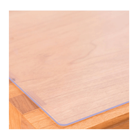 Vente en gros Taille personnalisée PVC transparent Ménage Imperméable Résistant à l'huile Résistant à la chaleur Transparent Nappe Tapis de table