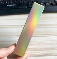 Boîtes d'emballage de gloss à lèvres de luxe personnalisées avec logo privé, gaufrage, pelliculage mat, papier recyclable pour cosmétiques