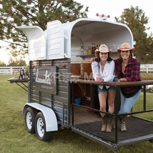 Remolque de Comida Clásico para Café, Multifuncional, Comercial, para Venta Ambulante en la Calle, Carrito de Comida Rápida para Hot Dogs y Barbacoa - Product Image 4