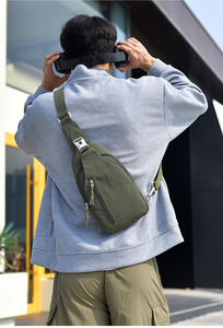 RUIQUWIN - Bolsa de Pecho Deportiva Transpirable de Alta Calidad para Hombre, Impermeable, Duradera, Informal, con Cierre, Gran Capacidad, para el Hombro - Product Image 3