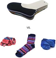 Blocs d'insertions en carton, pour le bricolage de chaussettes, organiseur pour rangement et exposition