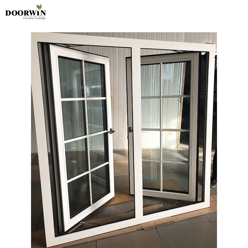 Doorwin European Style Large Hurricane Impact Low E Glass Exterior Wood Bay Windows