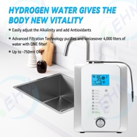 5 Placas Kangen máquina de agua ionizador alcalino máquina de agua PH3.5 ~ 10,5
