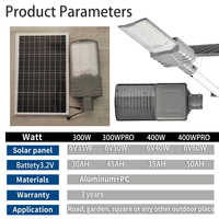 Lampe solaire de rue super brillante d'usine, panneau monocristallin extérieur, étanche IP67, 400W 600W LED, batterie LiFePO4, contrôle par application