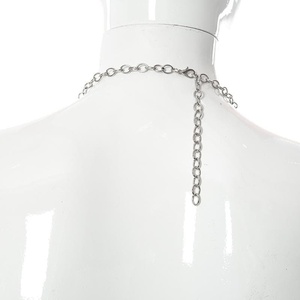 Oem logotipo personalizado poliéster color sólido metal <span class=keywords><strong>tirantes</strong></span> ahueca hacia fuera agujero abierto sexy club nocturno fiesta mujeres sujetador tops - Product Image 3