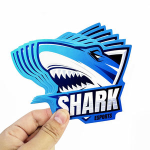 Su propio logotipo troquelado impermeable al aire libre a prueba de UV PVC Color brillante dibujos animados motocicleta pegatina pegatinas personalizadas - Product Image 3