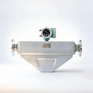 Débitmètre massique Coriolis en acier inoxydable, haute précision +/-0,05%, support OEM personnalisé, pour air et gaz, à bride - Product Image 3