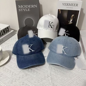 <span class=keywords><strong>Gorra</strong></span> de Béisbol Xckv para Hombre y Mujer, Moderna, con Letra Bordada, de Mezclilla, 6 Paneles, Ajustable, 100% Algodón, Versátil, para las Cuatro Estaciones - Product Image 1