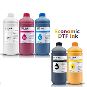 Consumíveis de ecotanque dtf supercolor 1000ml, fornecedor dongguan tinta grando dtf econômico 6 cores para epson impressora