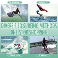 Planche de surf hydrofoil personnalisée ODM/OEM 50-100L en carbone pour le kitesurf, le wingfoil, le windsurf et le SUP