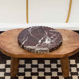 Rosa Levanto nampan marmer, hiasan rumah ornamen Display piring berlekuk marmer merah nampan <span class=keywords><strong>Shower</strong></span> - Product Image 2