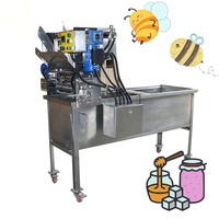 Automatische motorisierte Rollen-Entwachsungsmaschine für Bienenrahmen, 180 Stück/h, aus 304 Edelstahl, für gewerbliche Imkerei und Bienenzucht