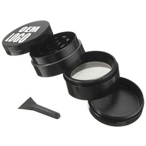 Molino de Hierbas Metálico de 4 Capas con Logotipo Personalizado Gratuito, 40, 50, 55, 63, 75, 100 mm, Manual, Portátil, para Tabaco - Product Image 3