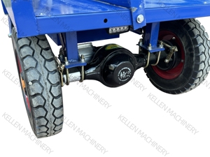 Chariot mobile de picking d'entrepôt 1200*700 à plateau plat pour le transport de marchandises longues, en acier soudé, pour plaques de plâtre - Product Image 2