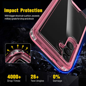 Convient pour la coque de téléphone portable pour Samsung S23FE S24 Plus Ultra Transparent et résistant aux chutes - Product Image 3