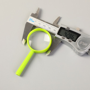 Mainan Min genggam warna-warni akrilik lensa 40MM bingkai PP 3X kaca pembesar plastik - Product Image 2