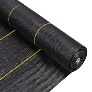 Fournisseur chinois CHAQ – Tapis <span class=keywords><strong>anti</strong></span>-mauvaises herbes écologique pour l'agriculture et l'aménagement paysager, <span class=keywords><strong>géotextile</strong></span> tissé en PP, <span class=keywords><strong>anti</strong></span>-vieillissement, noir, 100 m, 70-200 g/m² - Product Image 2