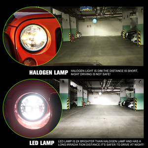 ไฟหน้ารถยนต์ LOYO 7 นิ้ว รุ่น Tj7 แบบ LED สำหรับรถจี๊ป ไฟหน้าทรงกลมแบบ LED สำหรับรถจักรยานยนต์ ไฟหน้าสำหรับรถจี๊ปแรงเลอร์ <span class=keywords><strong>Jl</strong></span> - Product Image 4