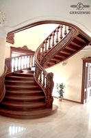 Marche Duplex en spirale nordique, escalier Duplex en fer forgé en bois massif, escalier d'intérieur tout neuf