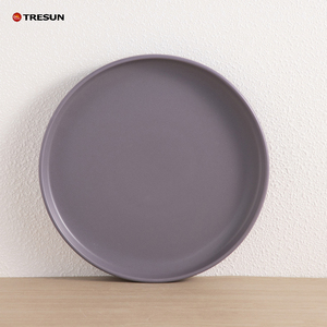 Vajilla Moderna TRESUN en Color Morado con Relieve, Juego de Platos y Tazones para Desayuno, Vajilla de Cerámica - Product Image 2